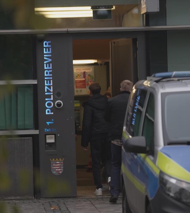 Razzia in Frankfurter Polizeirevier
