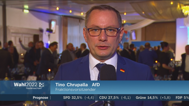 Tino Chrupalla im Gespräch über die Landtagswahlen in Niedersachsen 2022.