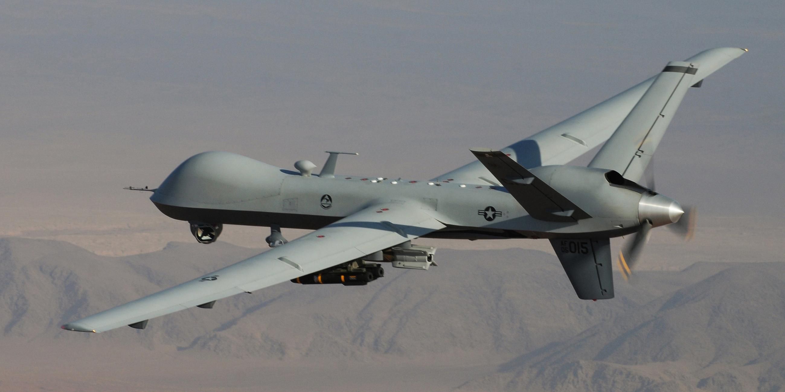 (Archiv) US-Amerikanische Kampfdrohne des Typs mq-9 "Reaper".