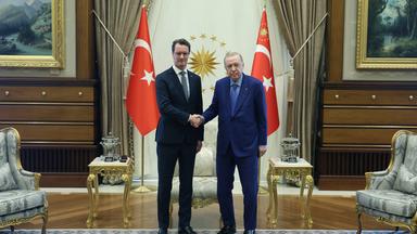 Recep Tayyip Erdogan empfängt Hendrik Wüst in Ankara