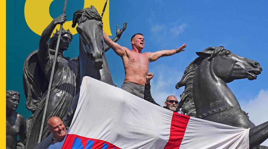 Protestierende auf Trafalgar Square in London