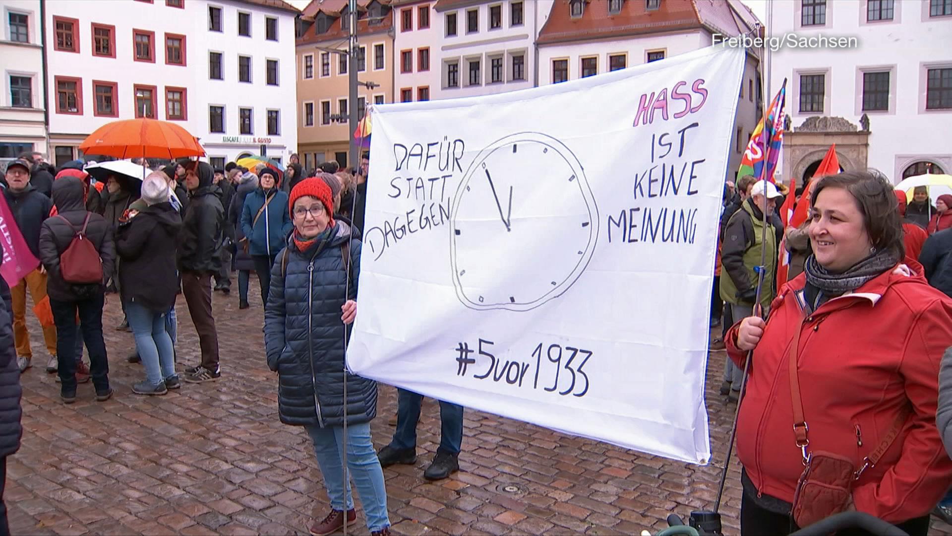 Demos gegen rechts
