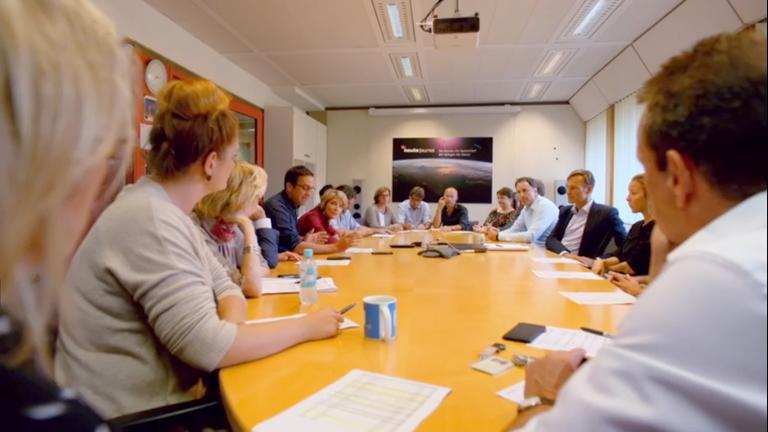 Redaktionskonferenz des ZDF heute-journals