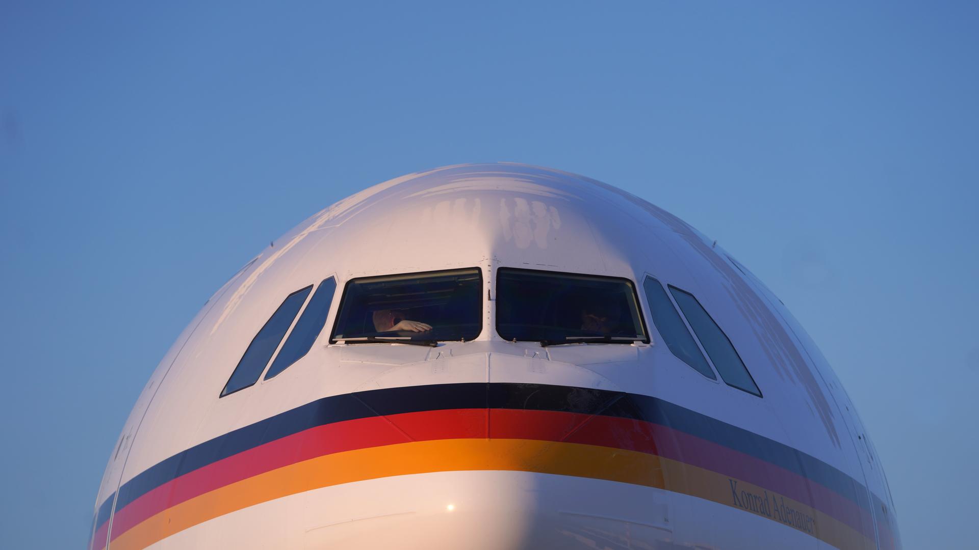 Der Regierungs-Airbus A340 "Konrad Adenauer"