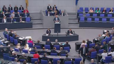 Kanzler Merz bei seiner Regierungserklärung
