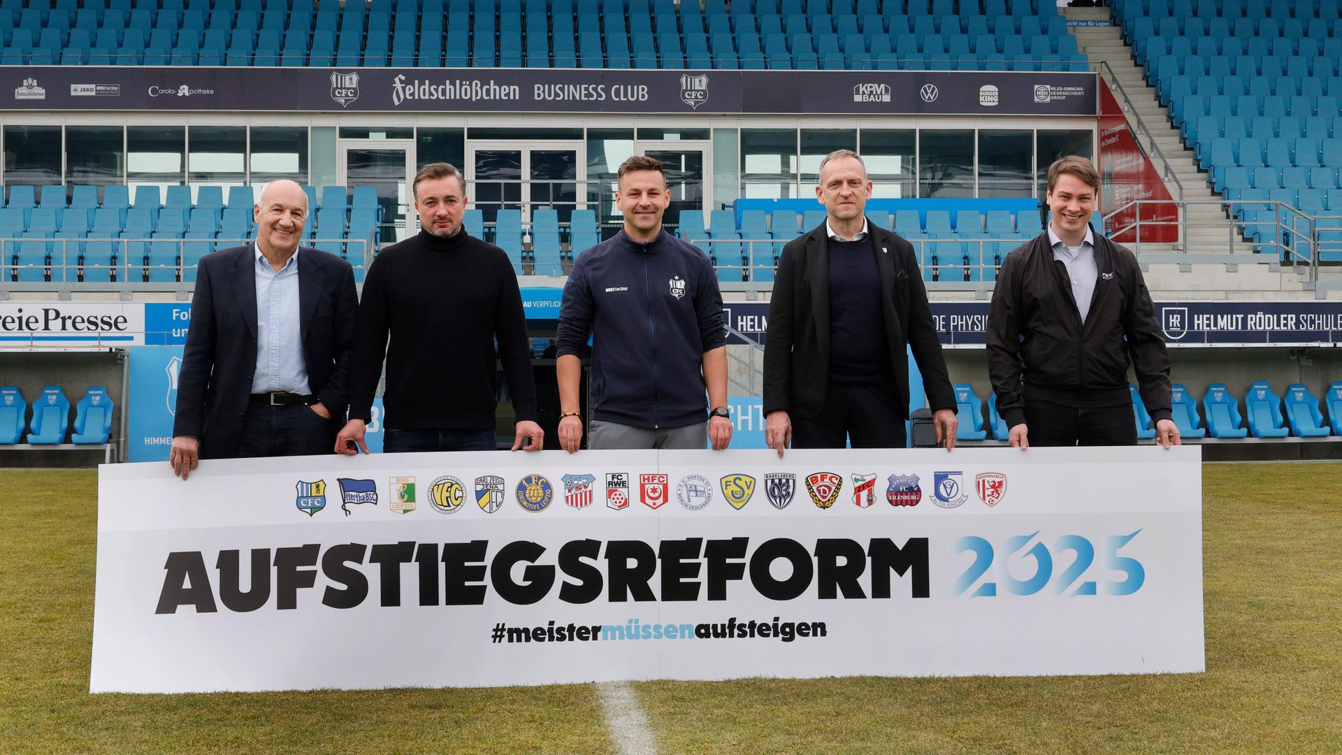 Regionalligisten der Regionalliga Nordost laden zur Pressekonferenz nach Chemnitz ein. 