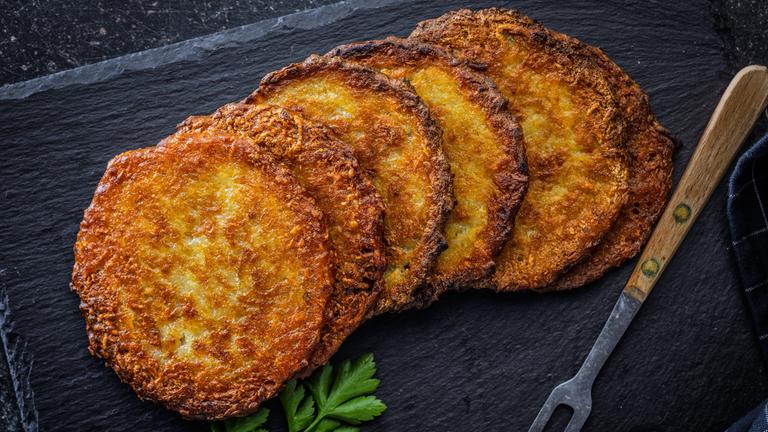 Reibekuchen mit dreierlei Tatar