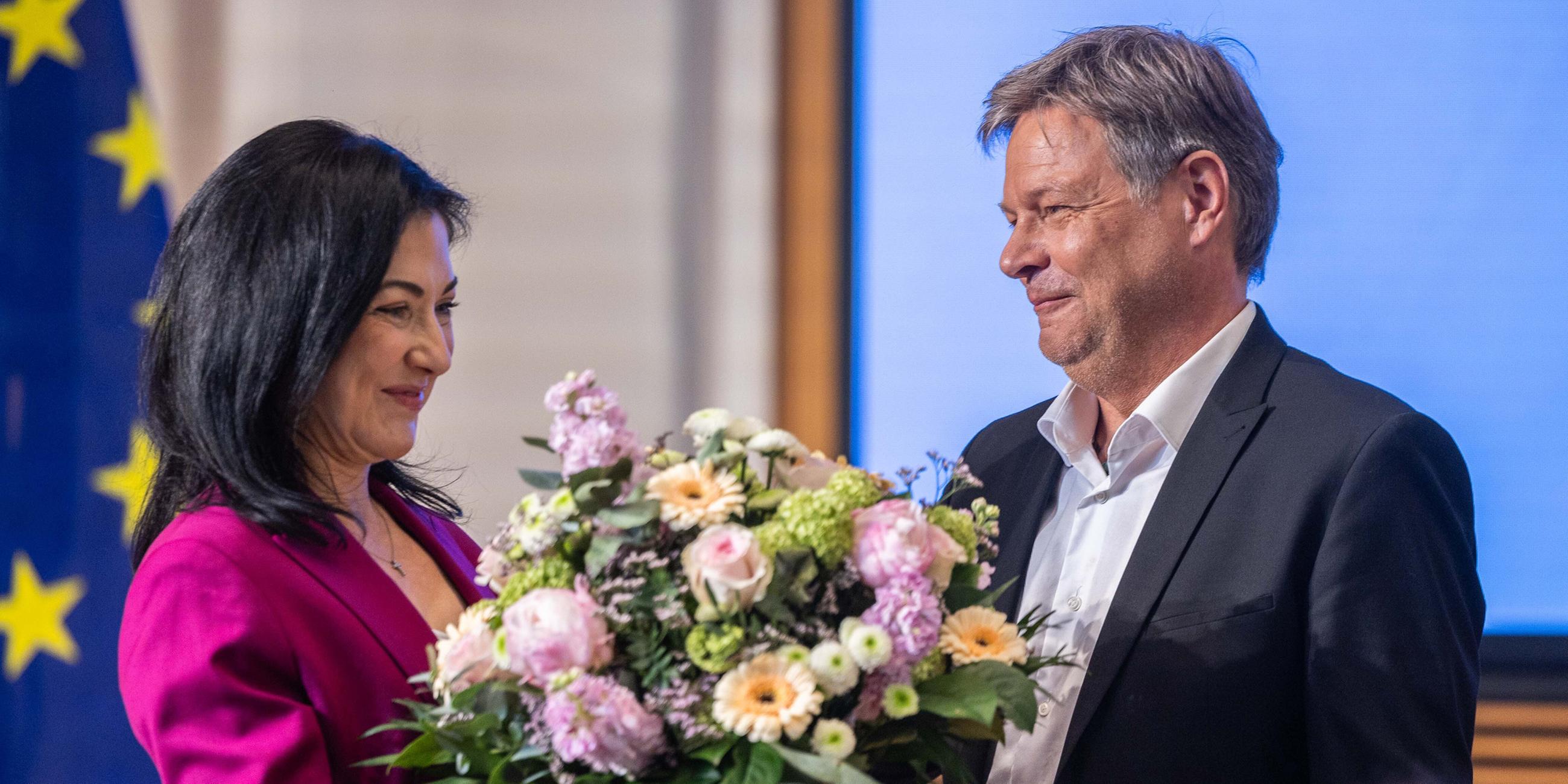 Katherina Reiche und Robert Habeck