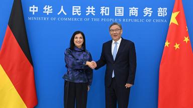 Wirtschaftsministerin Reiche in China