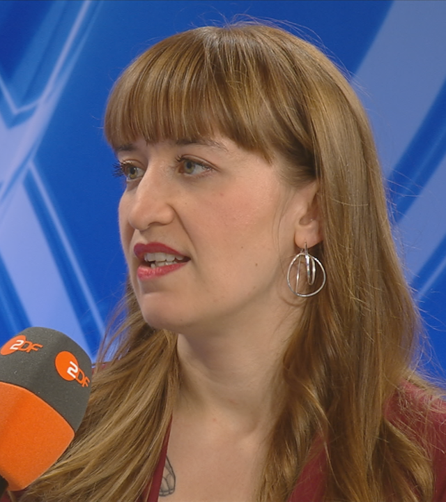 Heidi Reichinnek von der Linken mit einer Reaktion zur Landtagswahl in Sachsen-Anhalt.