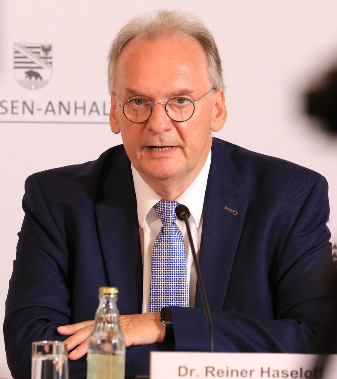 Reiner Haseloff am 05.08.2021 in Magdeburg