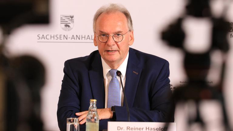 Reiner Haseloff am 05.08.2021 in Magdeburg