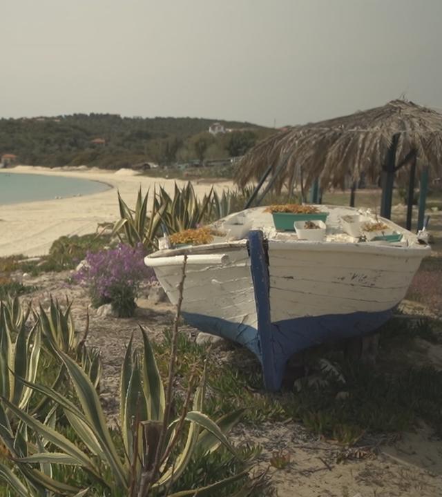 Marina Wenk ist unterwegs auf der griechischen Halbinsel 