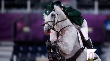 Pferd Kilkenny beim Springreiten Einzelwettbewerb in Tokio