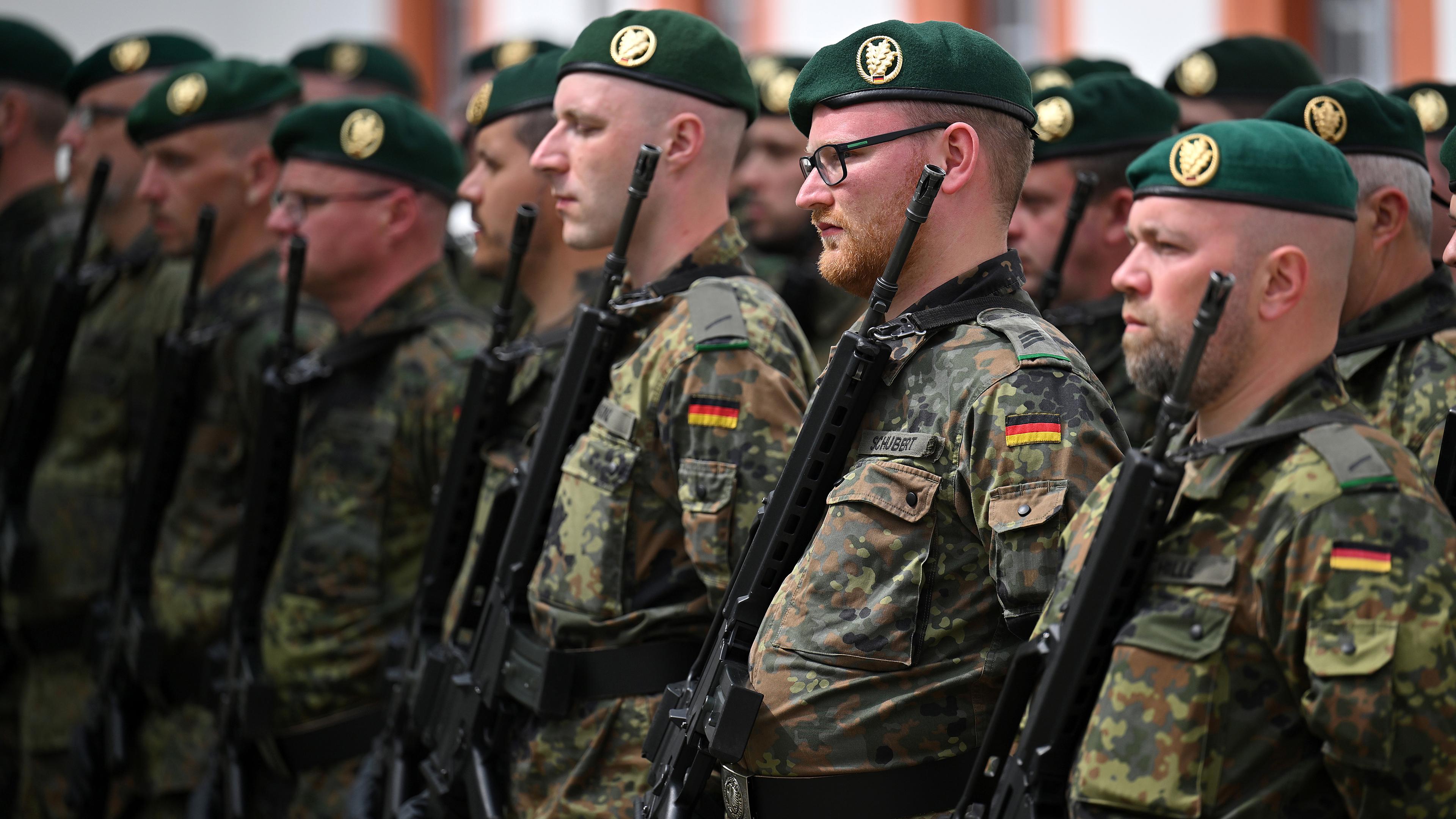 Rekruten der Bundeswehr