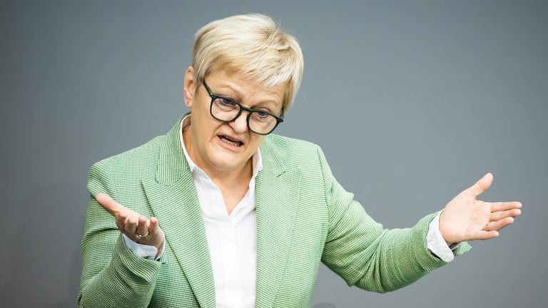 Renate Künast (Bündnis 90/Die Grünen) spricht im Plenum des Deutschen Bundestages