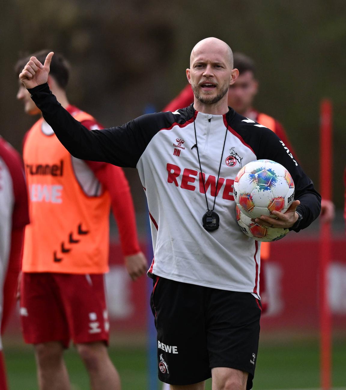 Co-Trainer Rene Wagner (1.FC Köln). 