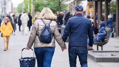 Rentner in der Stadt