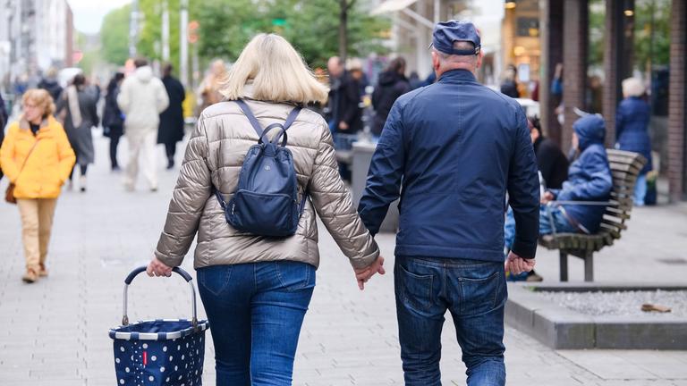 Rentner in der Stadt