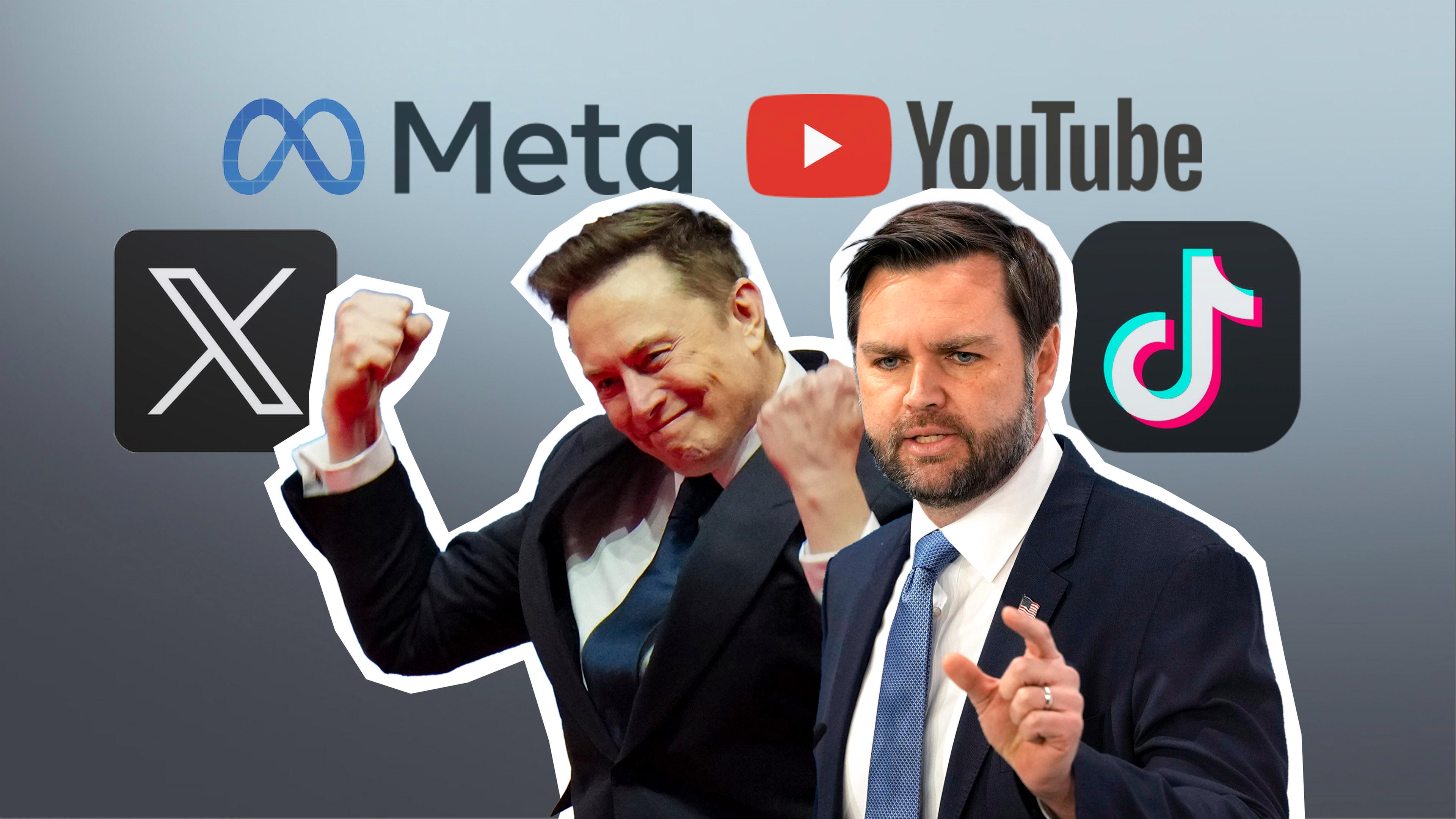 JD Vance und Elon Musk sind zu sehen.