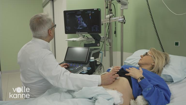 Frau wird untersucht