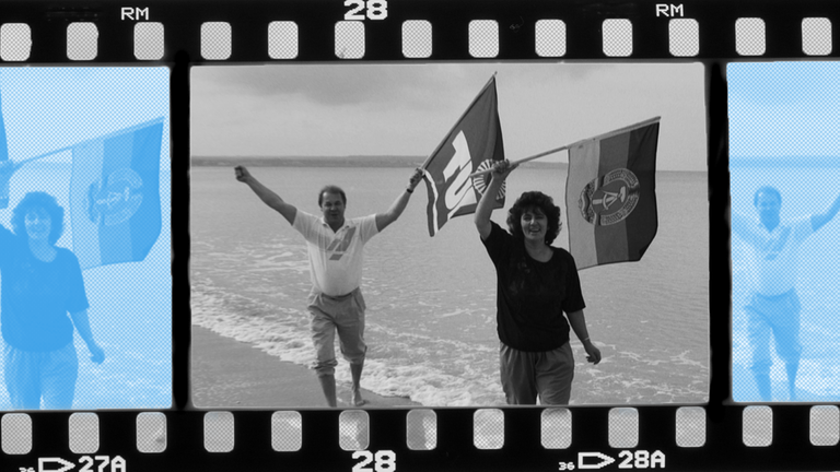 Vor 35 Jahren: Erste Ostdeutsche auf Mallorca am Strand