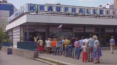 Eine Kaufhalle aus der DDR
