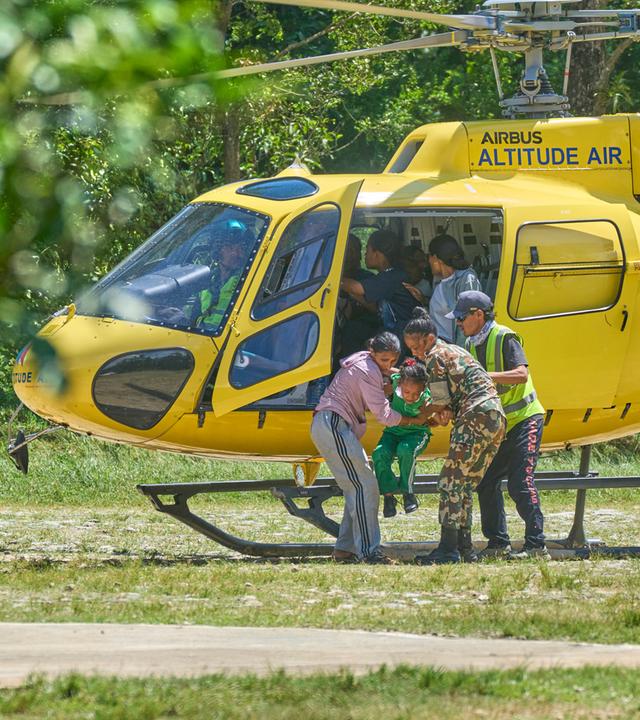 Sturzflut im Himalaya