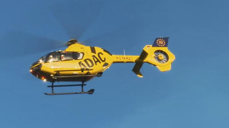 Rettungshubschrauber-Team im Einsatz