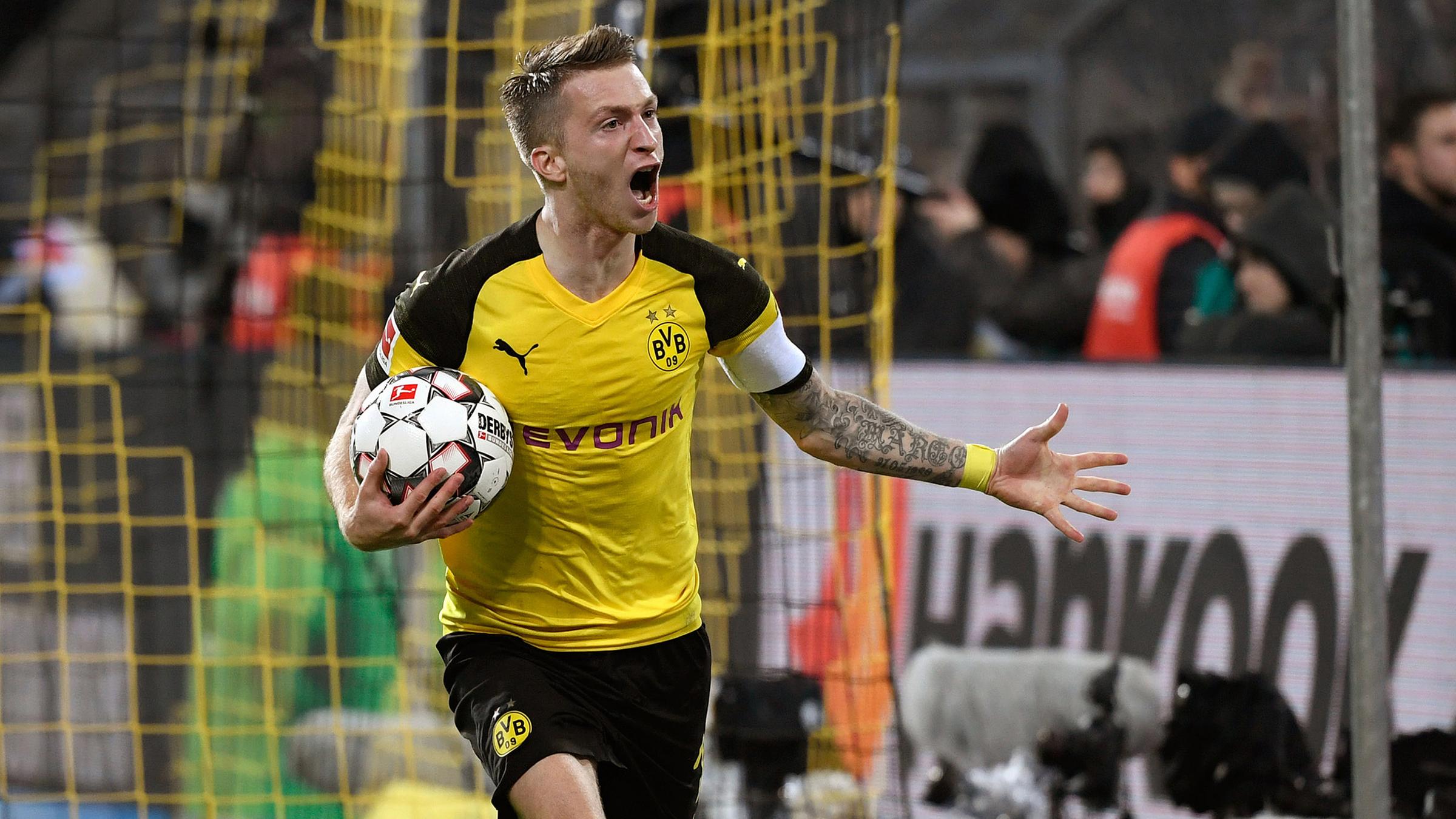 Marco Reus bejubelt das 1:1 gegen München