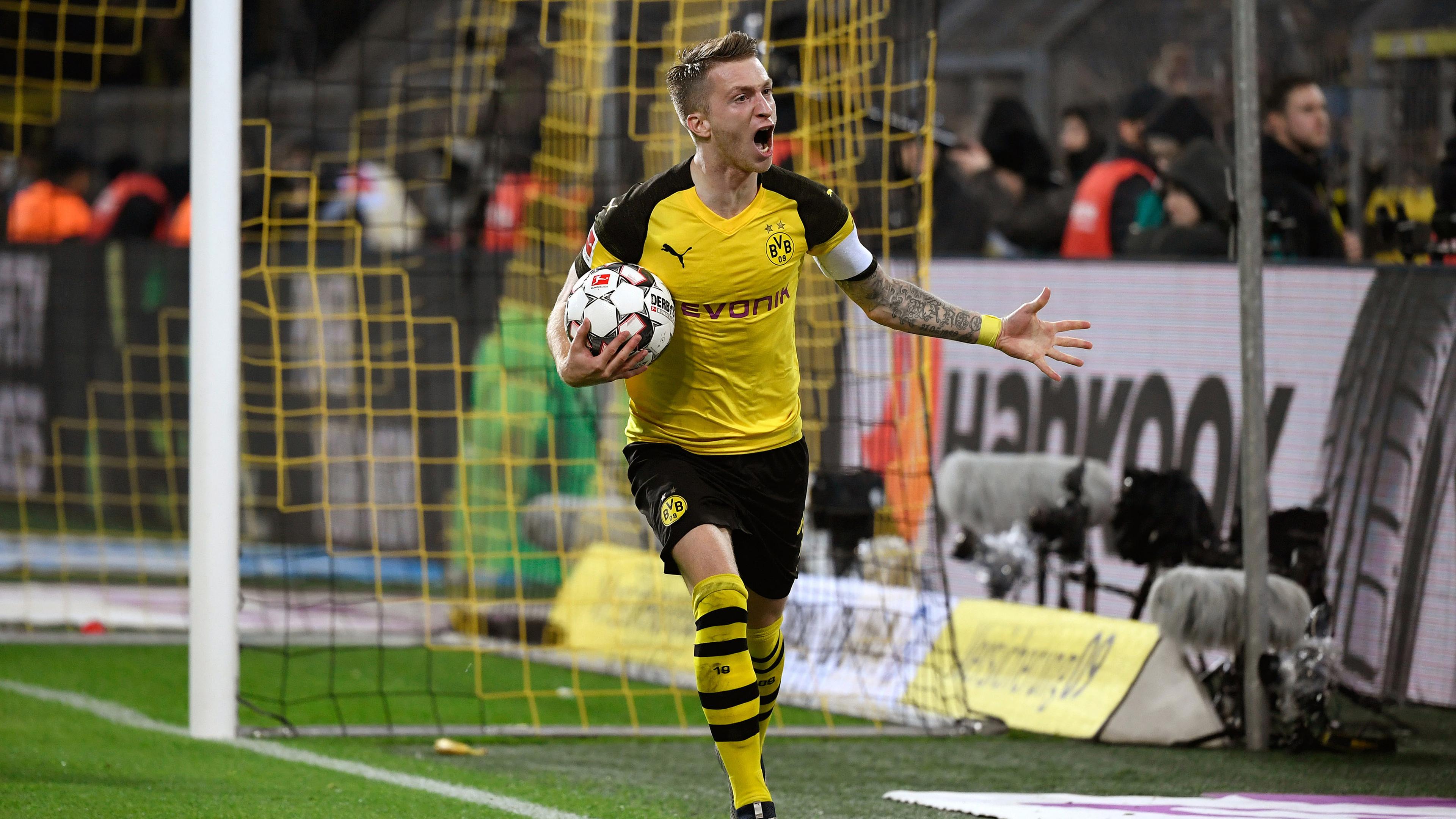 Marco Reus bejubelt das 1:1 gegen München