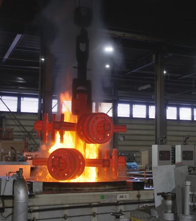 Eine Produktionshalle