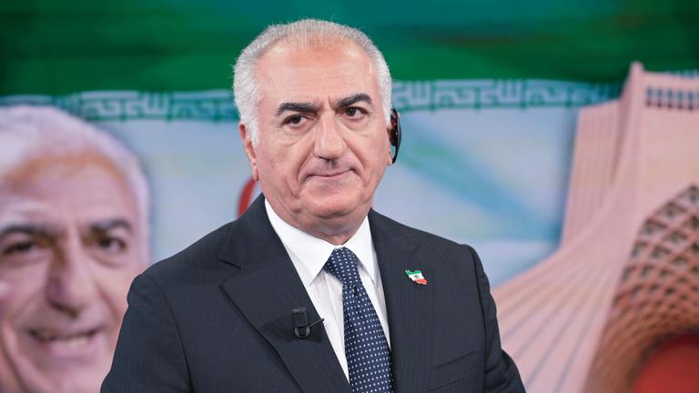 Reza Pahlavi zu Gast in der Rai 1, Sendung Cinque minuti in Rom