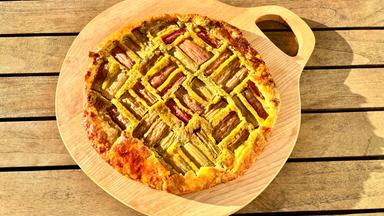 Rharbarber-Galette