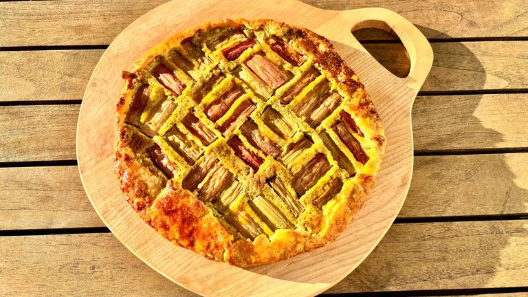 Rharbarber-Galette