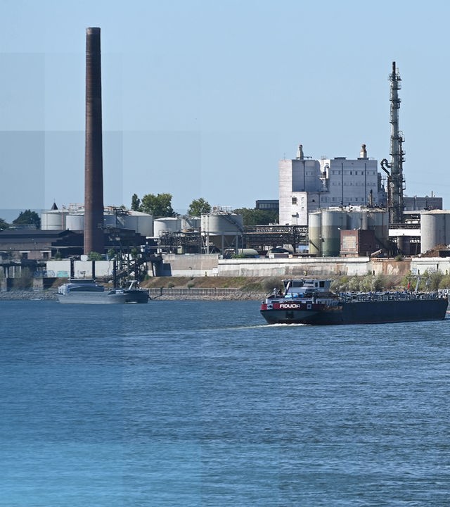 Niedrigwasser Rhein