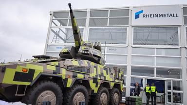 Ein Panzer von Rheinmetall bei der ILA Berlin Air Show 2024.