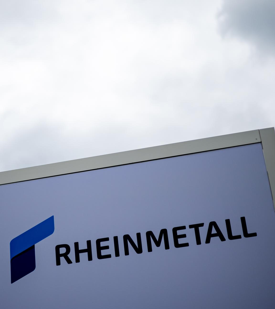 Logo von Rheinmetall.