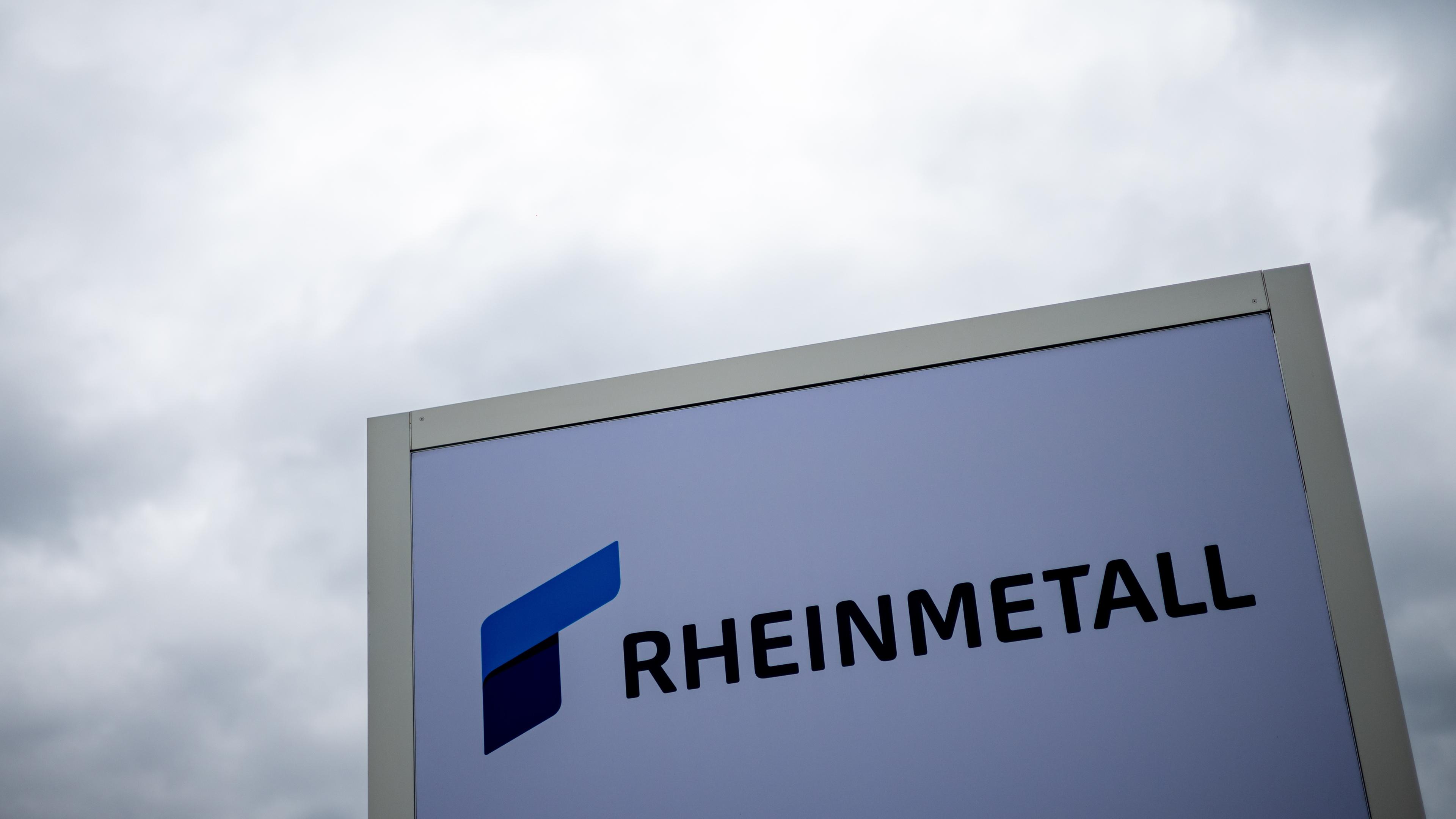 Logo von Rheinmetall.