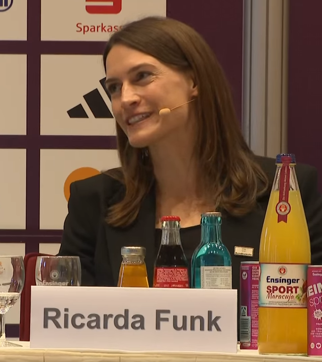 Sportler des Jahres: Vorfreude bei Funk: Ricarda Funk ist beim Interview. 