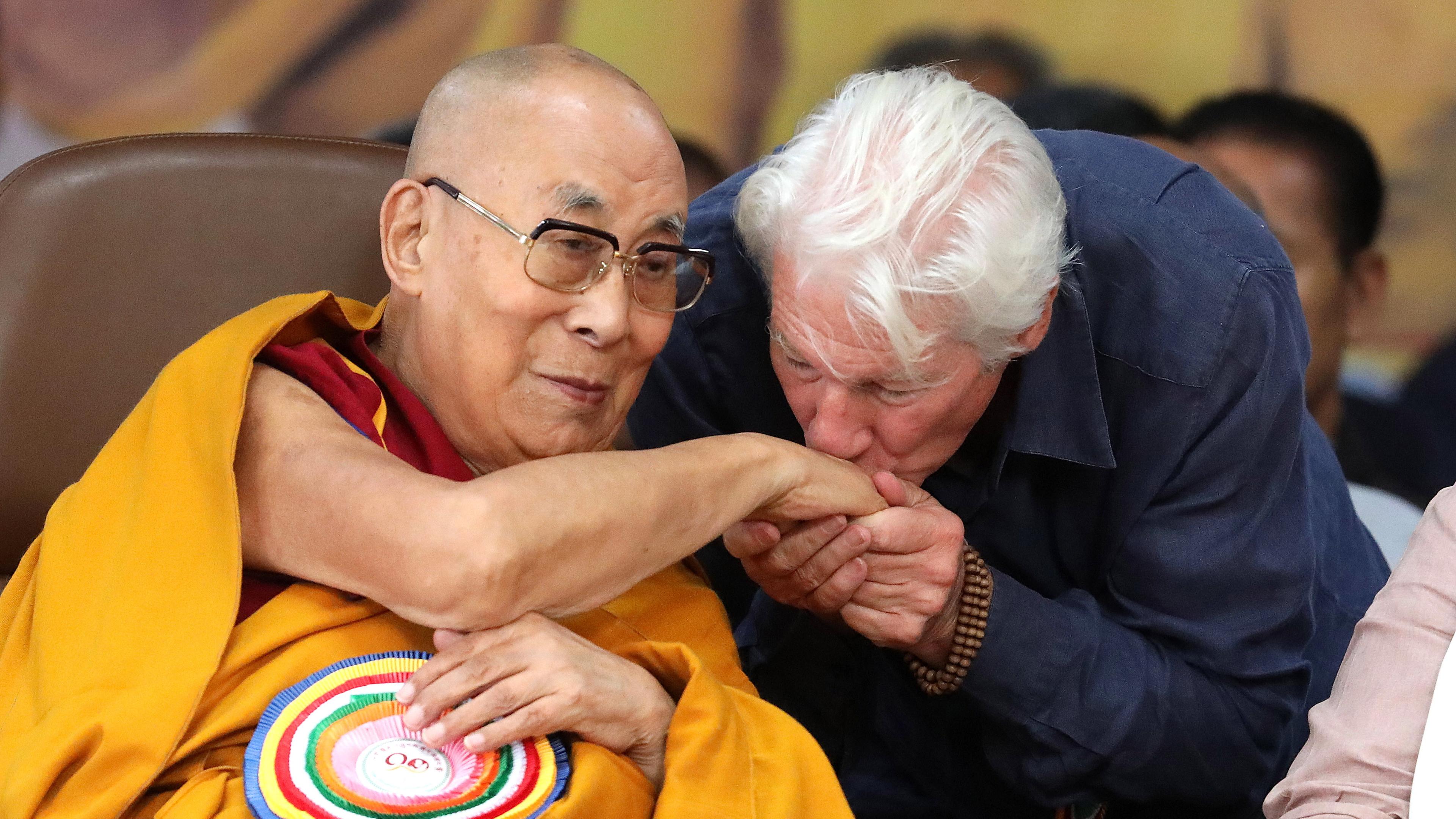 Richard Gere würdigt den Dalai Lama