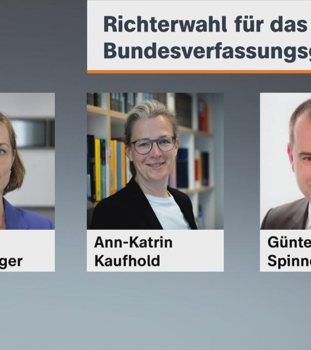 Kandidaten für die Wahl zum Bundesverfassungsrichter