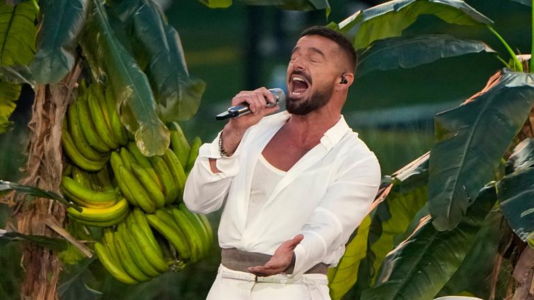 Ricky Martin während eines Auftritts in der Halbzeitpause des Super Bowl. (Archiv)