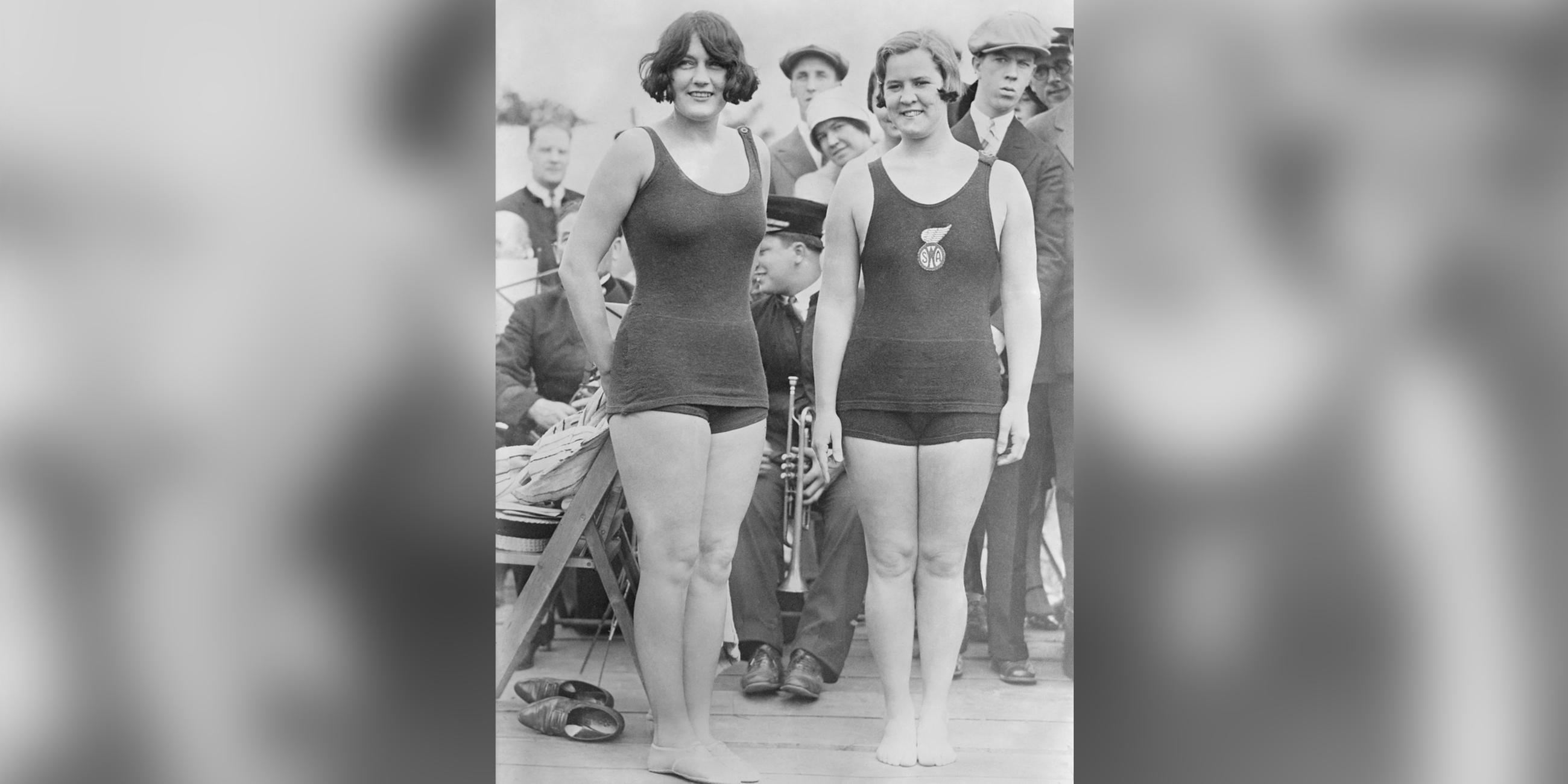Aileen Riggin und Gertrude Ederle