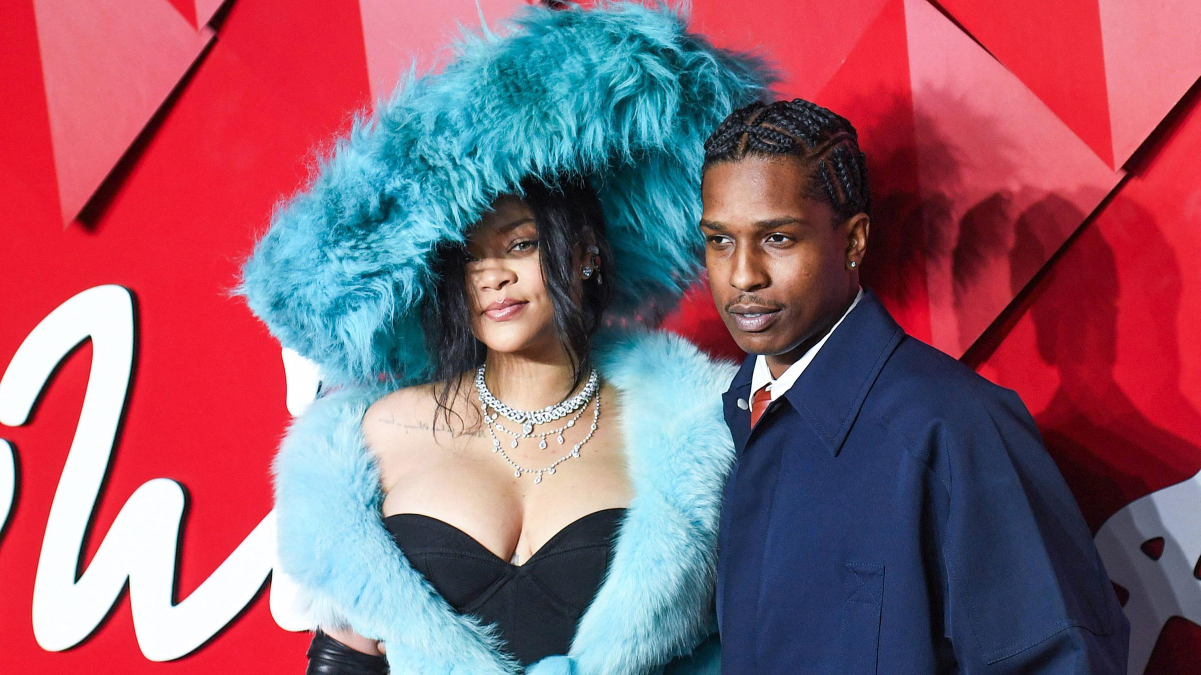 Die Sängerin Rihanna und der Rapper ASAP Rocky