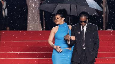 Rihanna und ihr Partner A$AP Rocky auf dem roten Teppich in Cannes