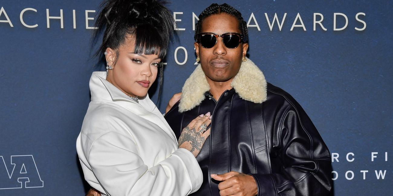 Sängerin Rihanna und ihr Partner Rapper A$AP Rocky