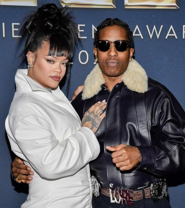Sängerin Rihanna und ihr Partner Rapper A$AP Rocky
