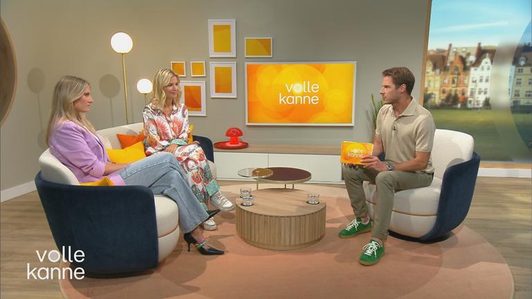 Dr. Jessica Szczuka und Susan Sideropoulos im Talk bei "Volle Kanne" über KI-Freunde