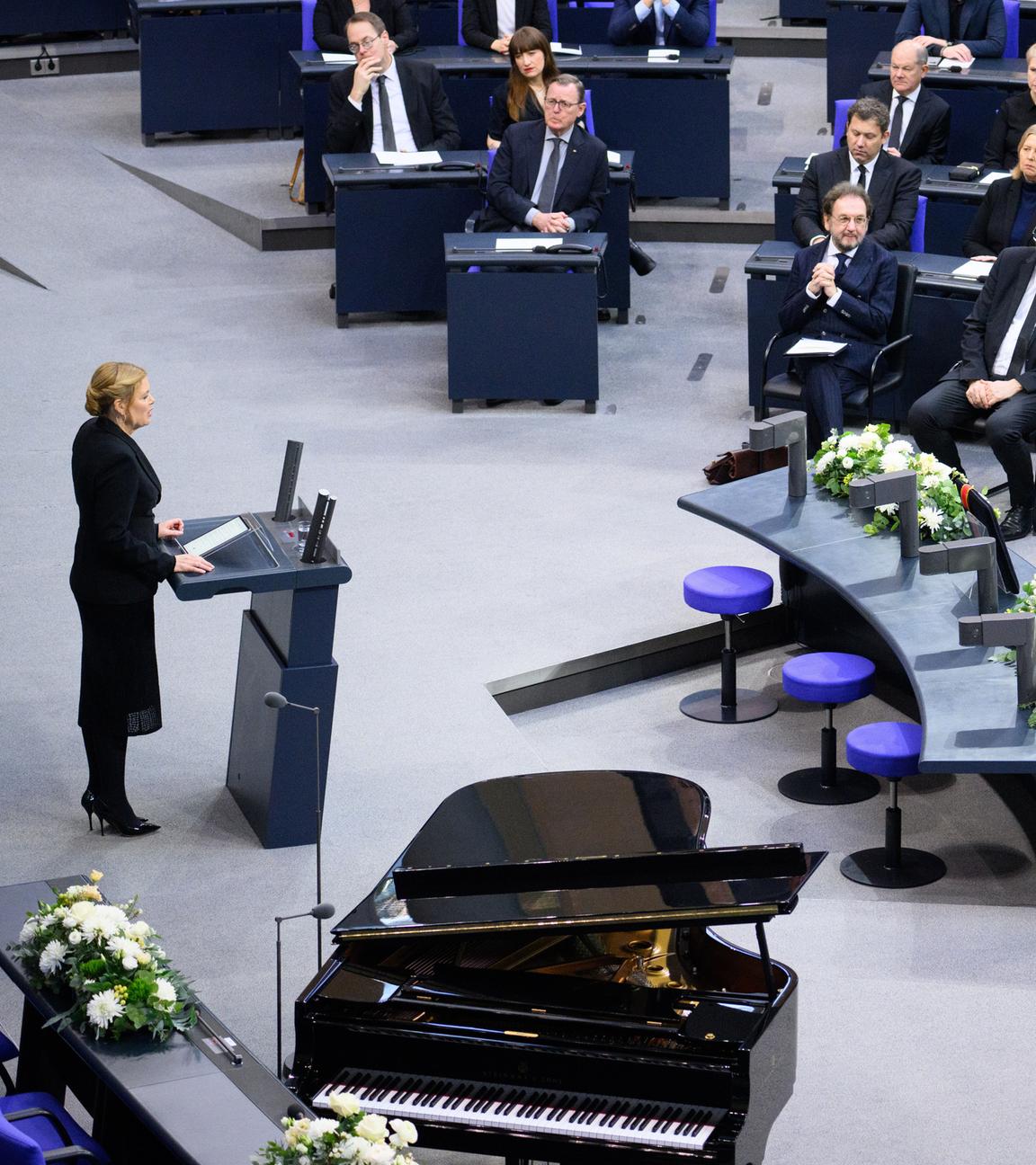 Für die frühere Rita Süssmuth findet in Berlin ein Staatsakt statt. 